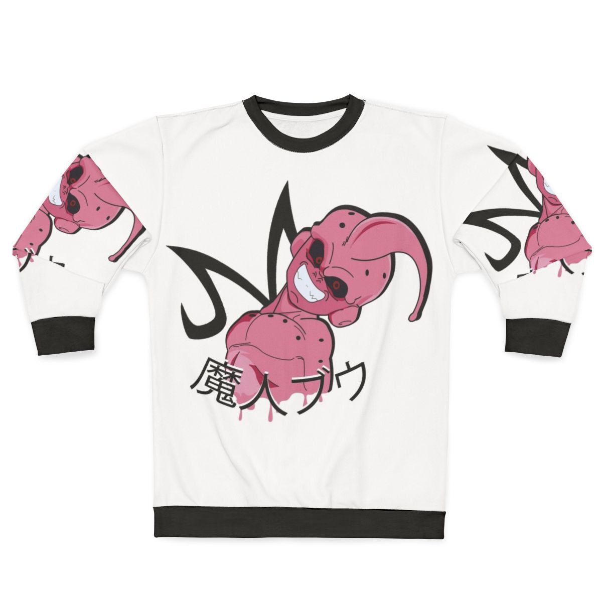 Dragon Ball Kid Buu Graphic Pink Sweatshirt