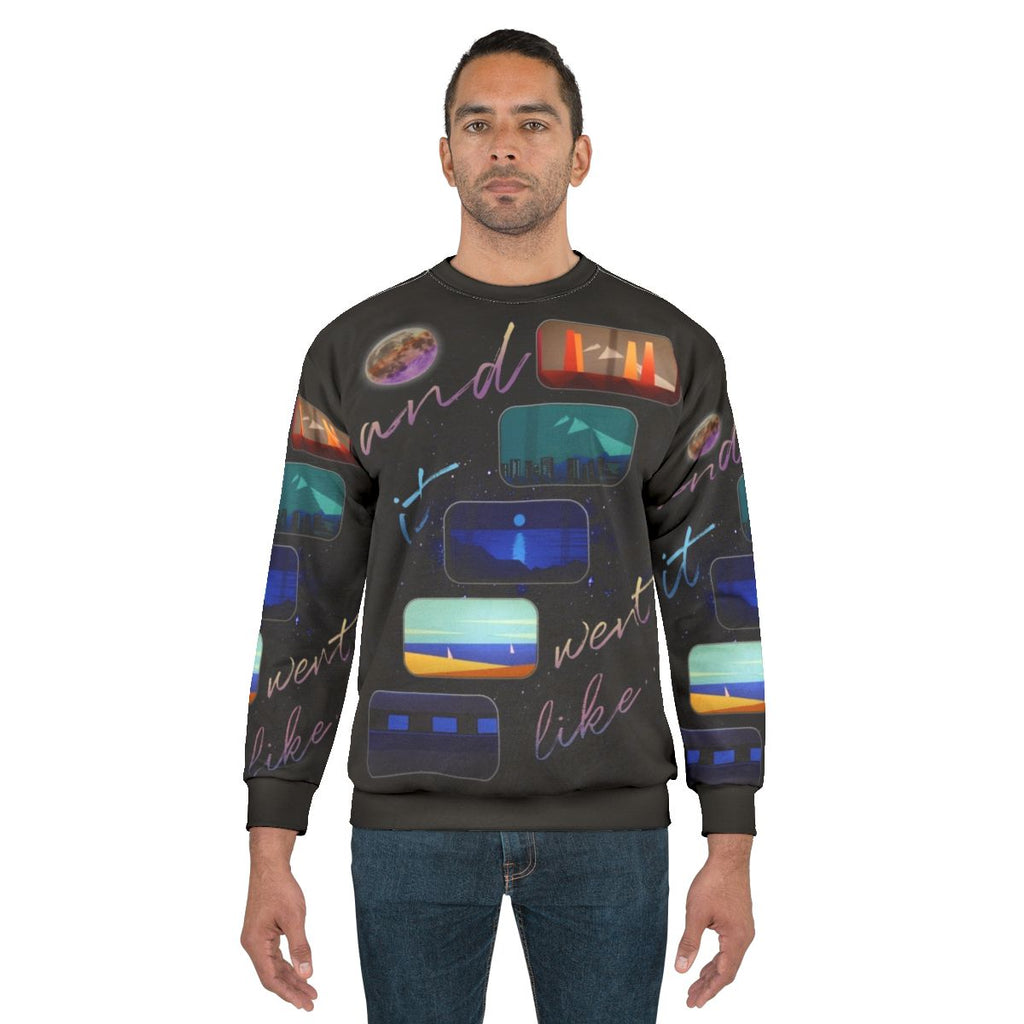 Kid Francescoli Moon Sweatshirt - Inspiring Multicolored Space and Nature Design