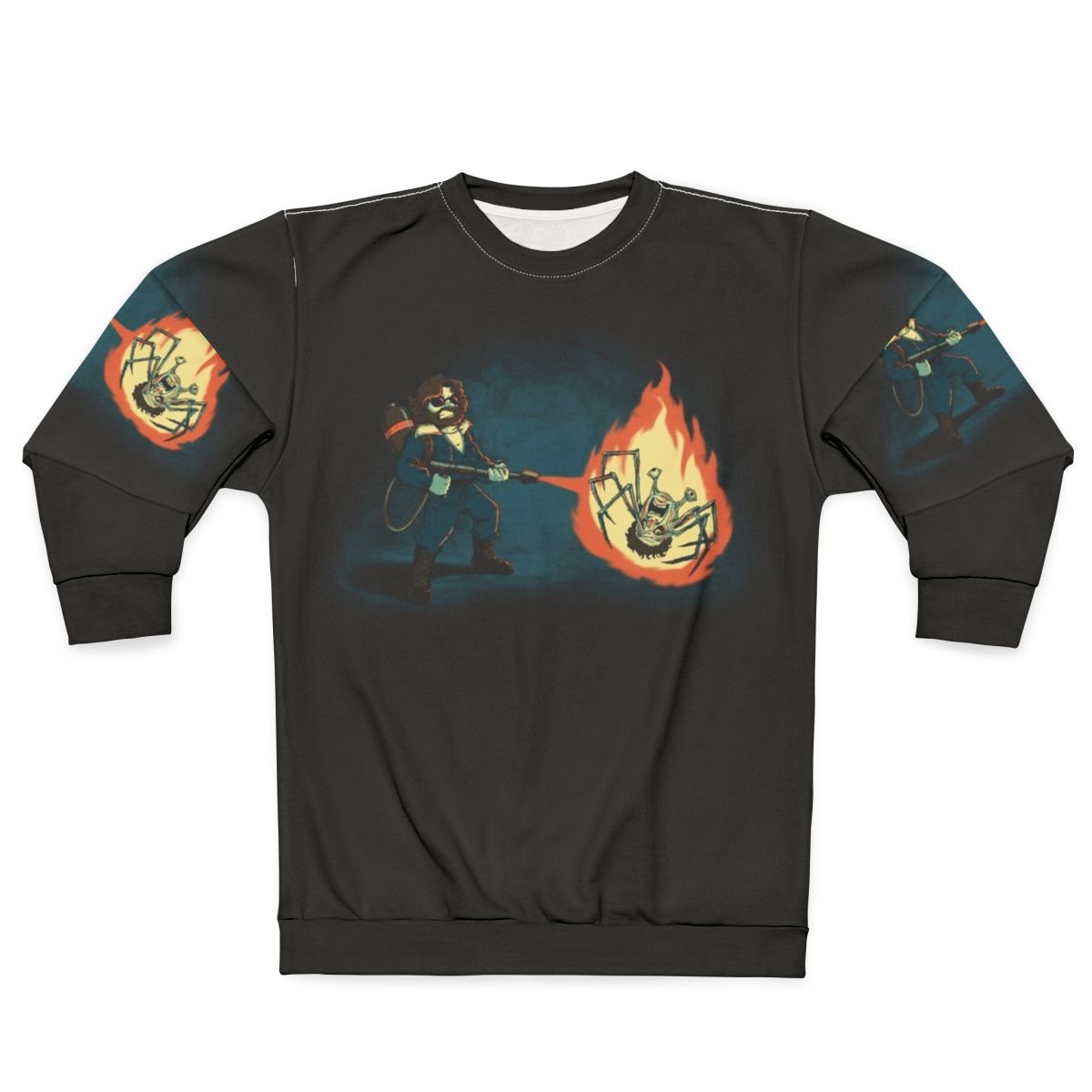 Kill It With Fire' Horror Sweatshirt Inspired by John Carpenter's The Thing