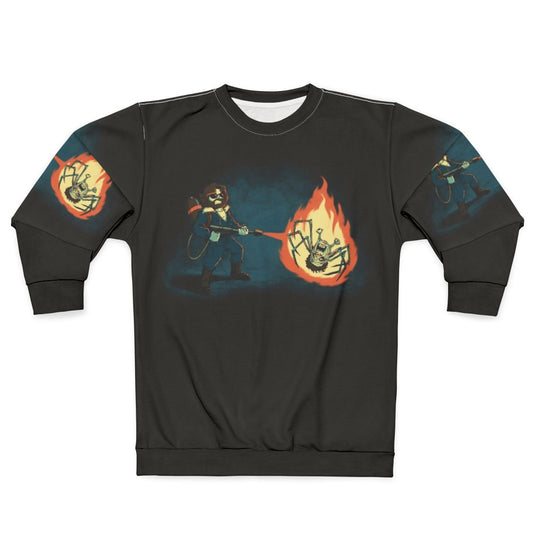 Kill It With Fire' Horror Sweatshirt Inspired by John Carpenter's The Thing