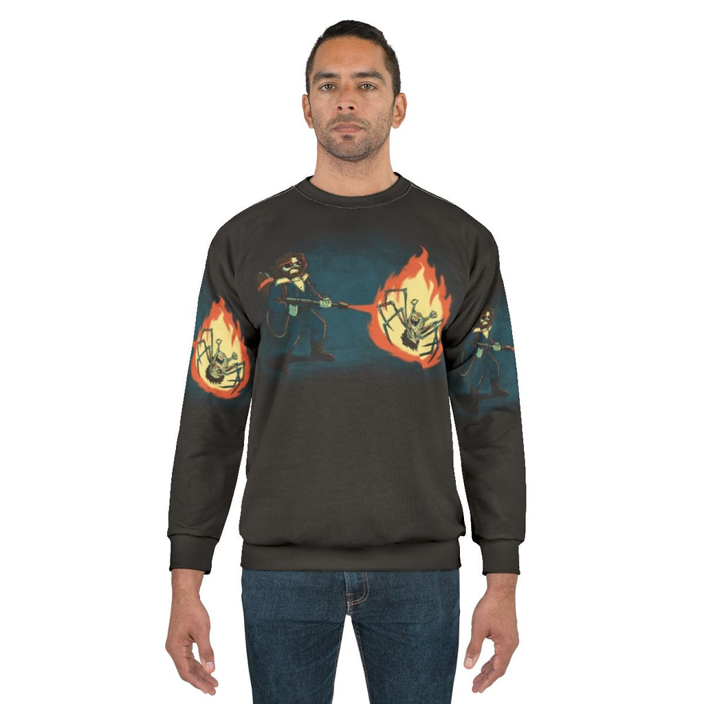 Kill It With Fire' Horror Sweatshirt Inspired by John Carpenter's The Thing
