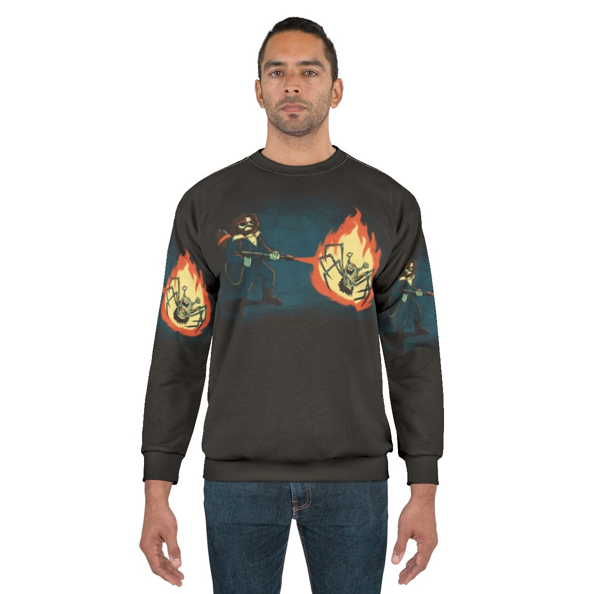 Kill It With Fire' Horror Sweatshirt Inspired by John Carpenter's The Thing