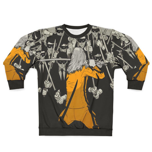 Vintage "Kill The Bill" graphic sweatshirt with movie and music inspired design