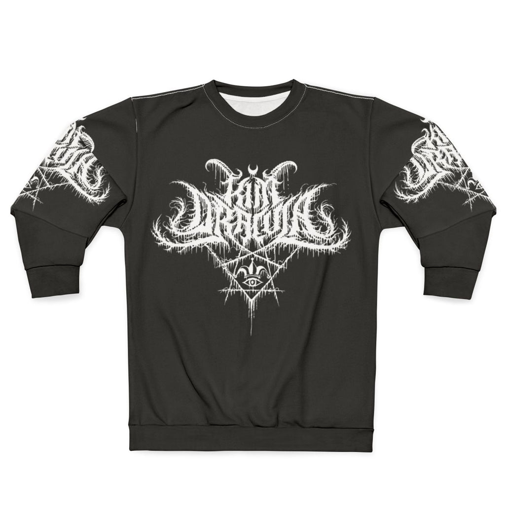 Heavy metal gothic Dracula sweatshirt