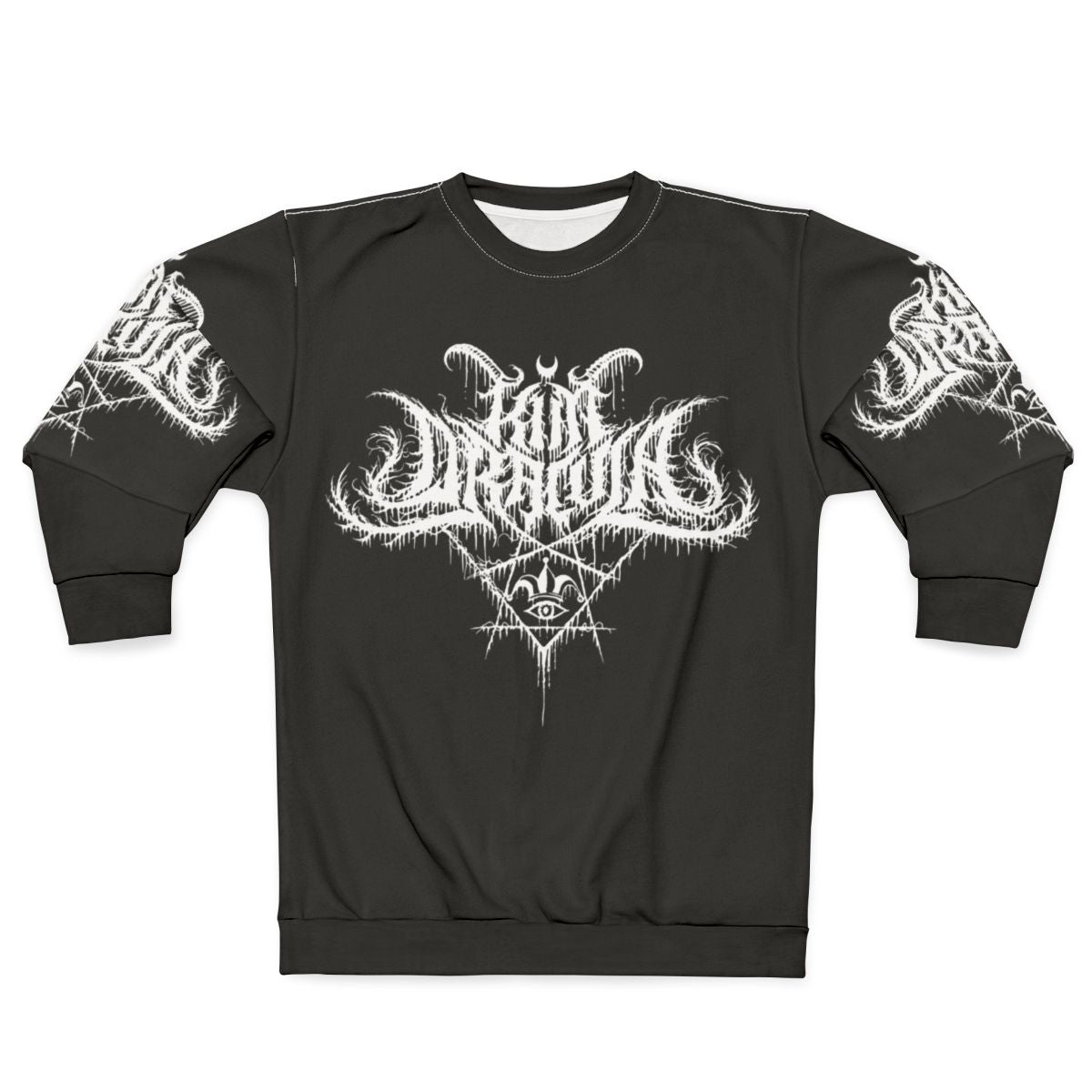 Heavy metal gothic Dracula sweatshirt