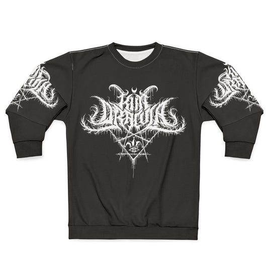 Heavy metal gothic Dracula sweatshirt