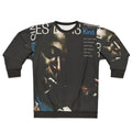 Blue Jazz Sweatshirt with Miles Davis Inspired Graphic