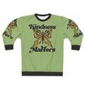 Kindness Matters Sweatshirt with Butterfly Design
