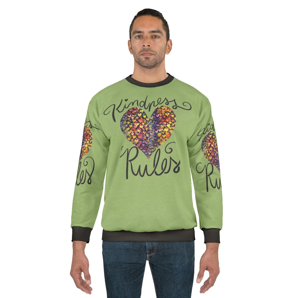 Kindness Rules Inspirational Sweatshirt