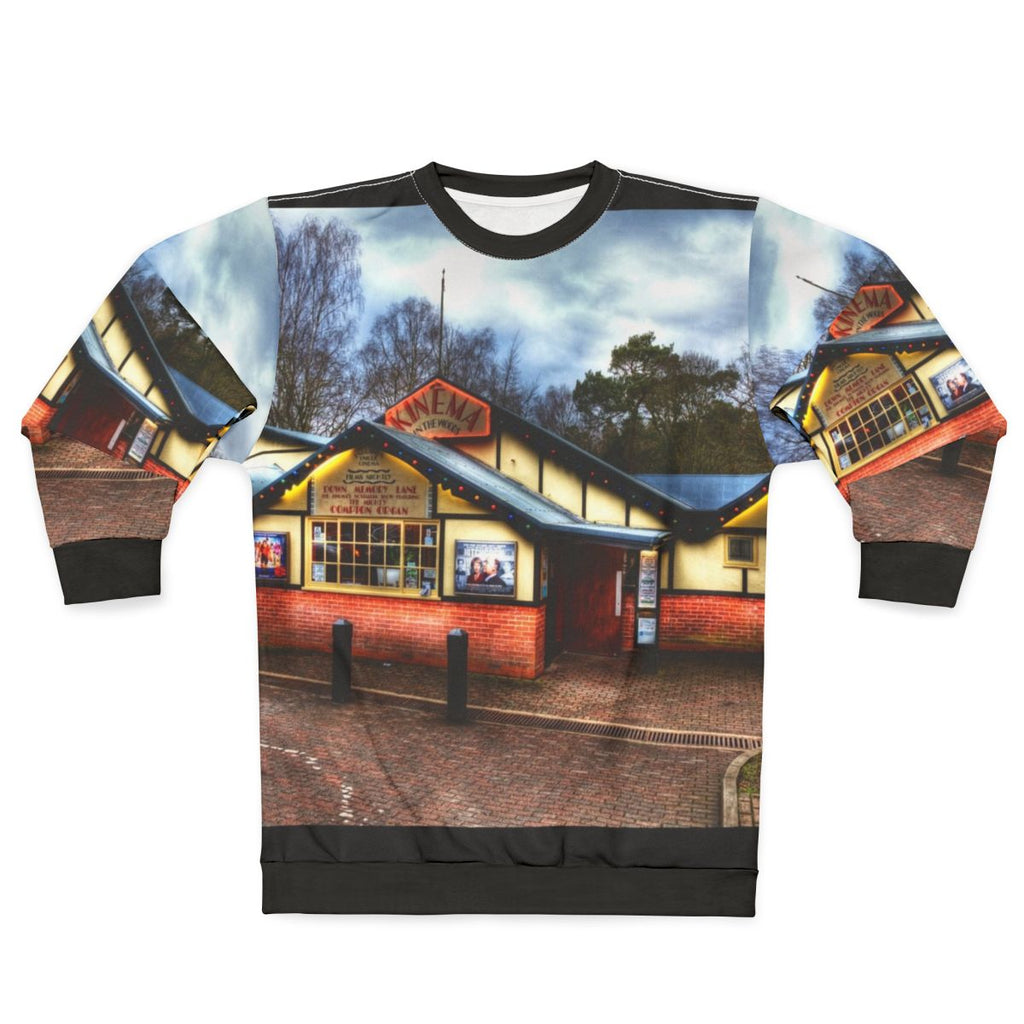 Kinema in the Woods Sweatshirt with Dramatic Landscape Design