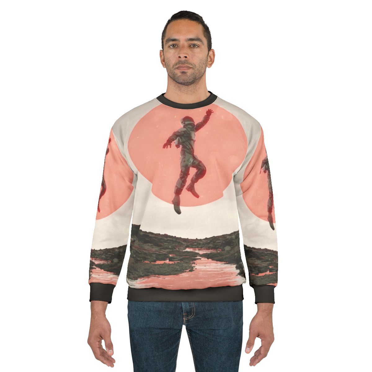 King Buffalo Regenerator Sweatshirt featuring music band, aesthetic, and electropop design