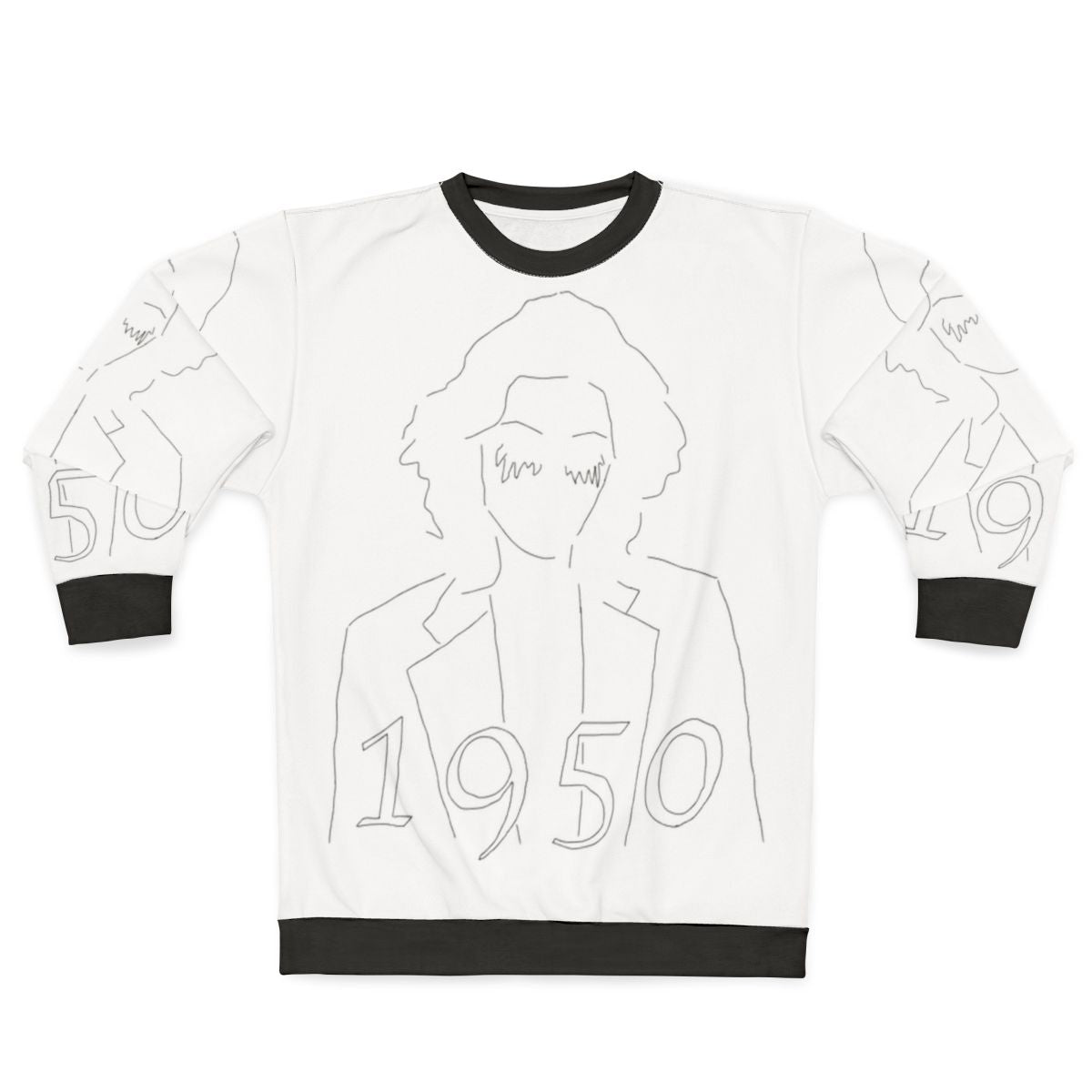 King Princess 1950 Sweatshirt, featuring lesbian pride and synth pop music design