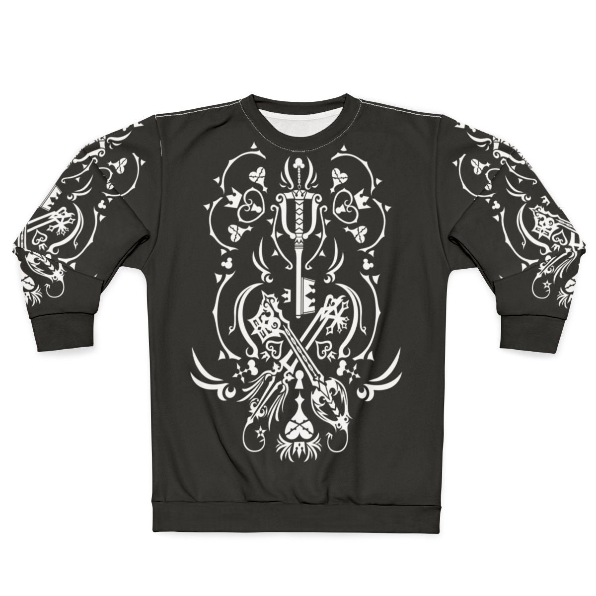 Kingdom Hearts Inspired Black Sweatshirt