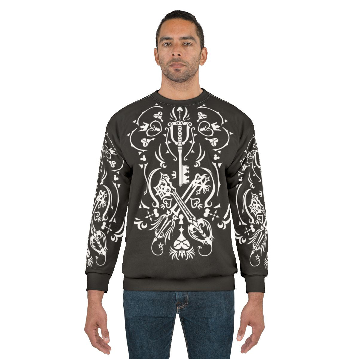 Kingdom Hearts Inspired Black Sweatshirt
