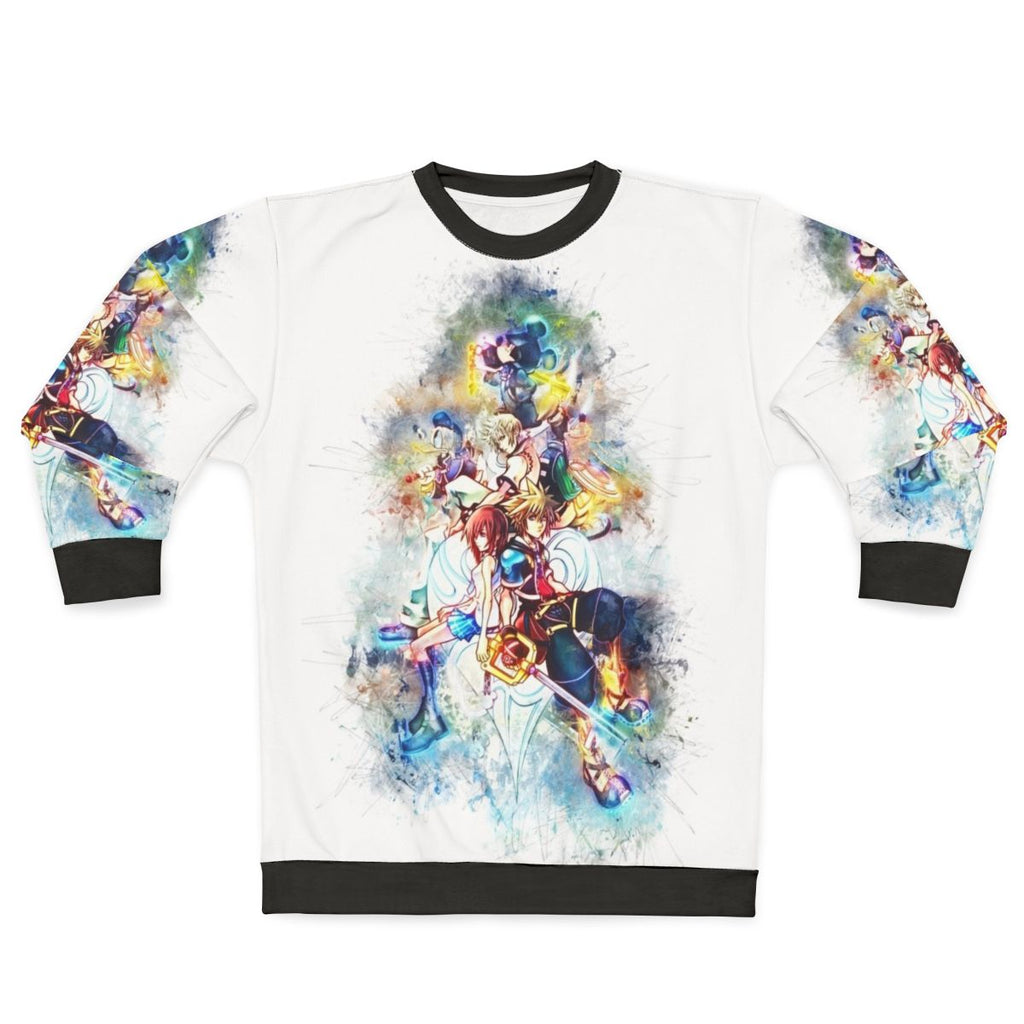 Kingdom Hearts Family Sweatshirt Featuring Sora and Friends
