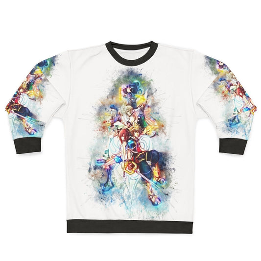 Kingdom Hearts Family Sweatshirt Featuring Sora and Friends