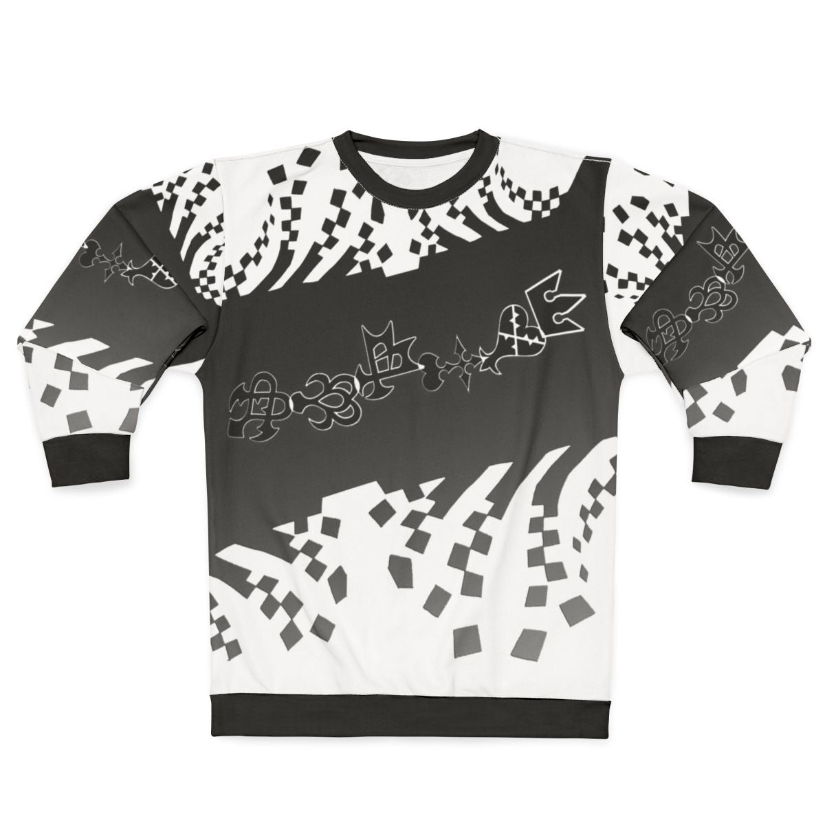 Kingdom Hearts Logo and Symbols Printed Sweatshirt