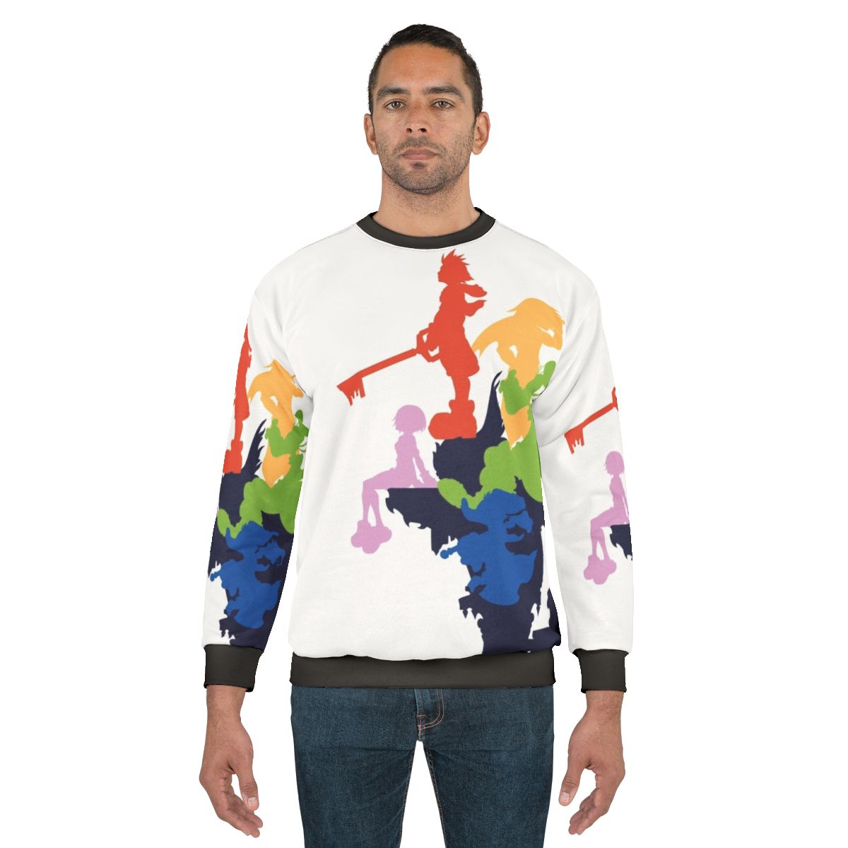 Kingdom Hearts Stylized Cover Art Sweatshirt