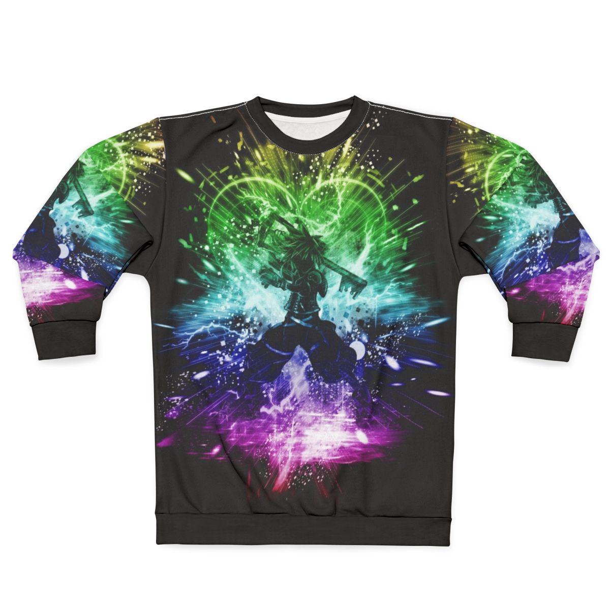 Kingdom Hearts Sweatshirt with Vibrant Pop Art Design