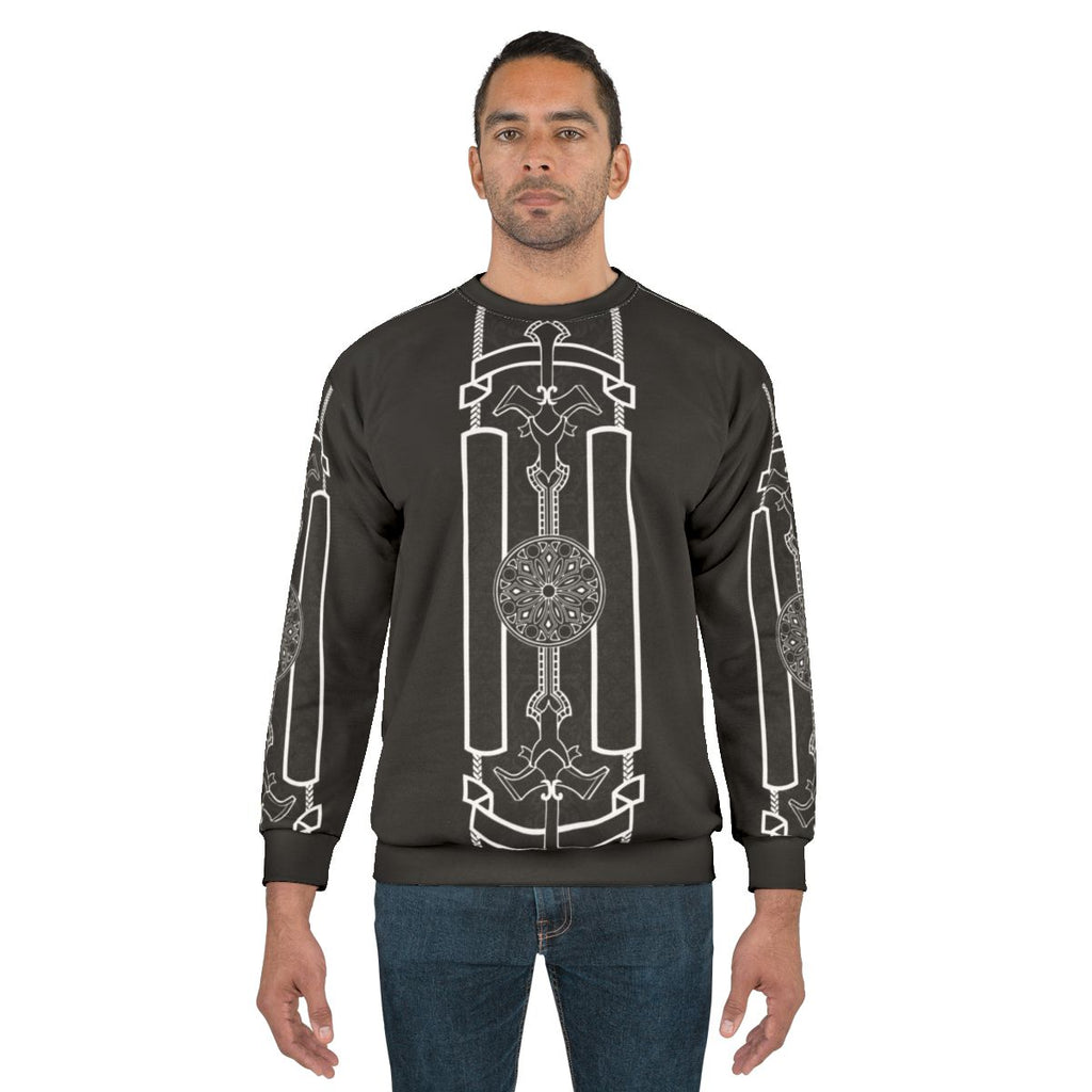 Kingsglaive Final Fantasy XV sweatshirt with soldiers, army, king, and nyx ulric graphics