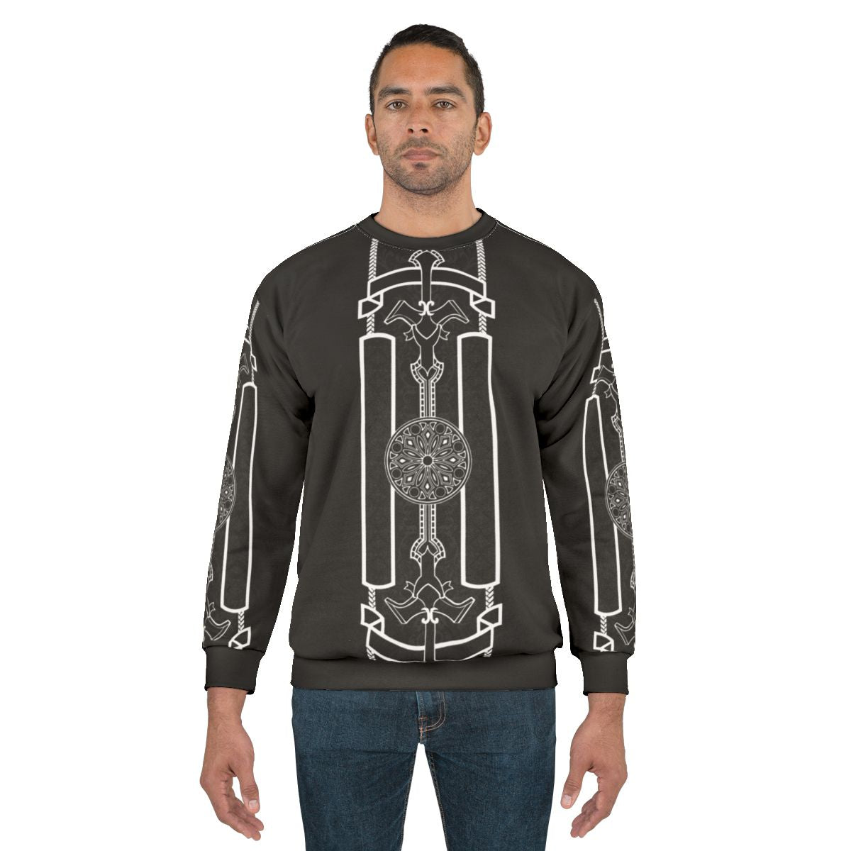 Kingsglaive Final Fantasy XV sweatshirt with soldiers, army, king, and nyx ulric graphics