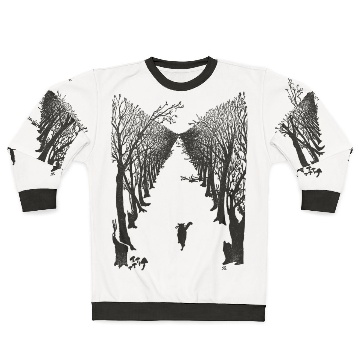 Kipling's "The Cat Who Walks By Himself" black cat sweatshirt design