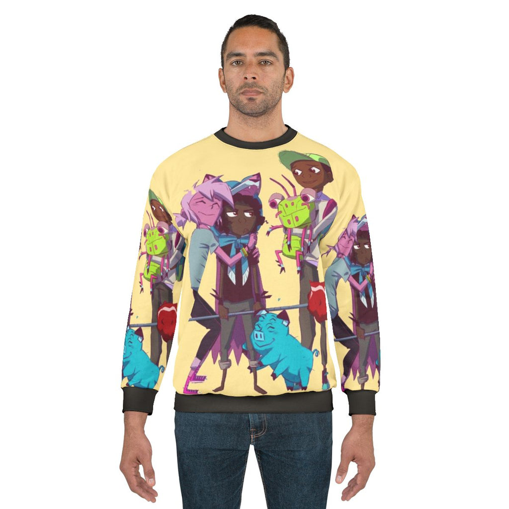 Kipo and Friends Sweatshirt - Kipo and the Age of Wonderbeasts Fantasy Adventure Apparel