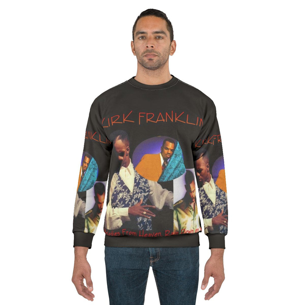 Stylish Kirk Franklin Sweatshirt with 90s Music Aesthetic and Black Excellence Design