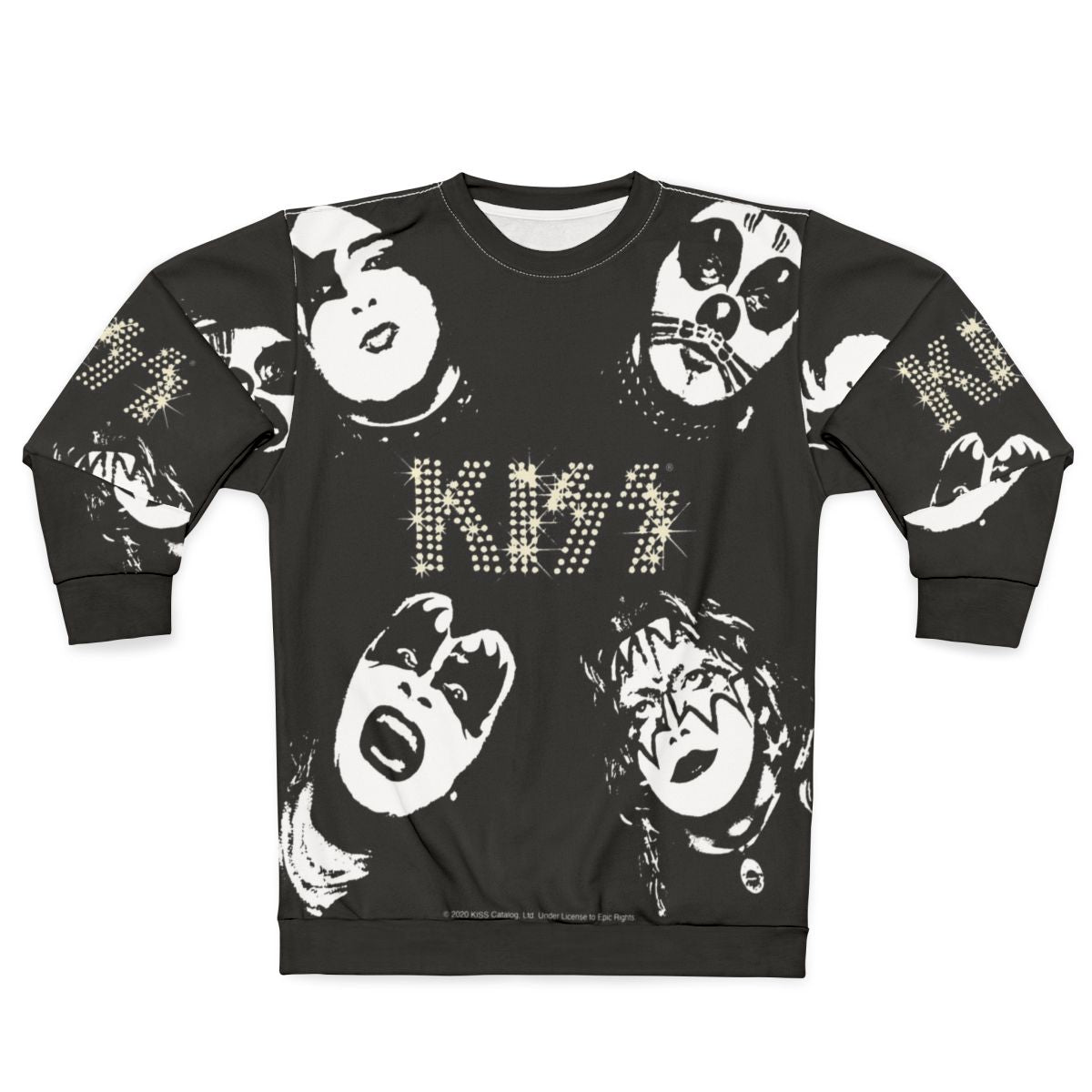 Kiss 1974 Sweatshirt with classic band logo