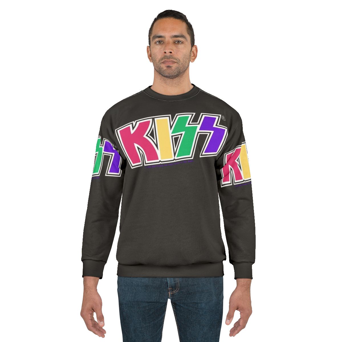 Colorful Kiss Band Logo Sweatshirt