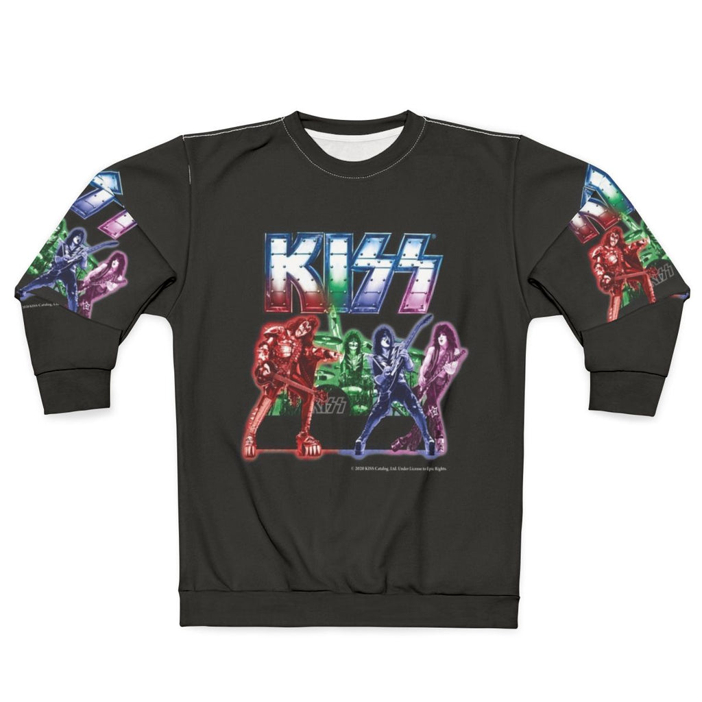Kiss band sweatshirt with iconic band logo and members