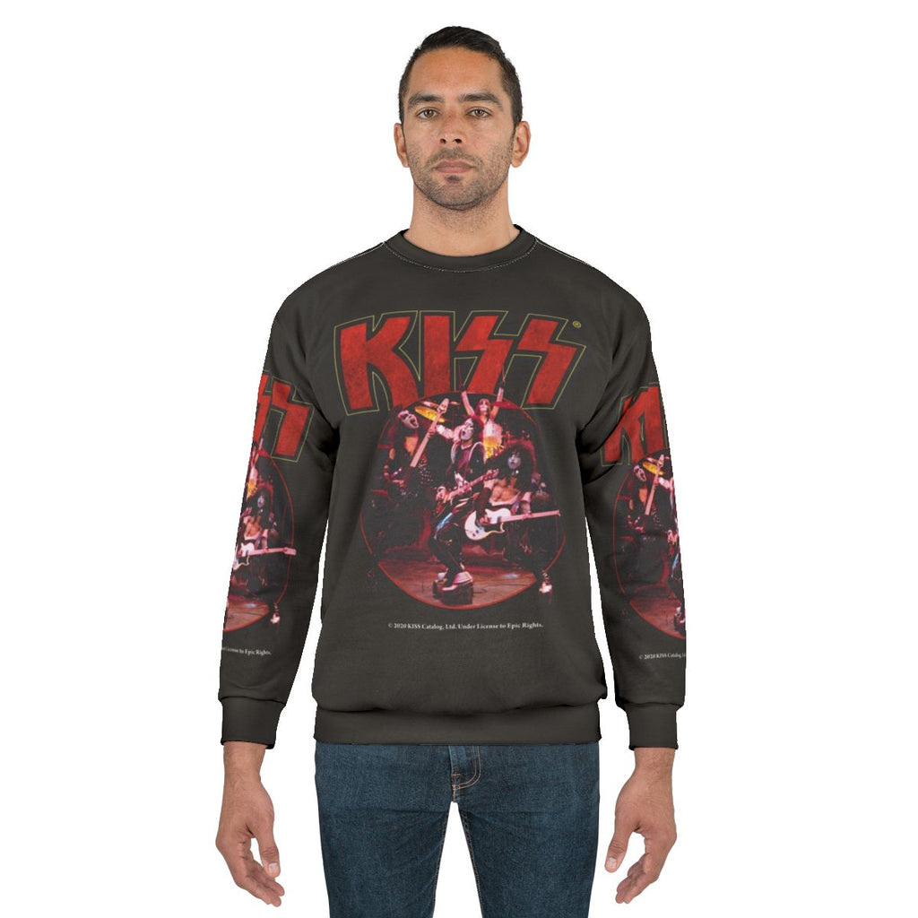Kiss Band Sweatshirt with Band Members and Logo