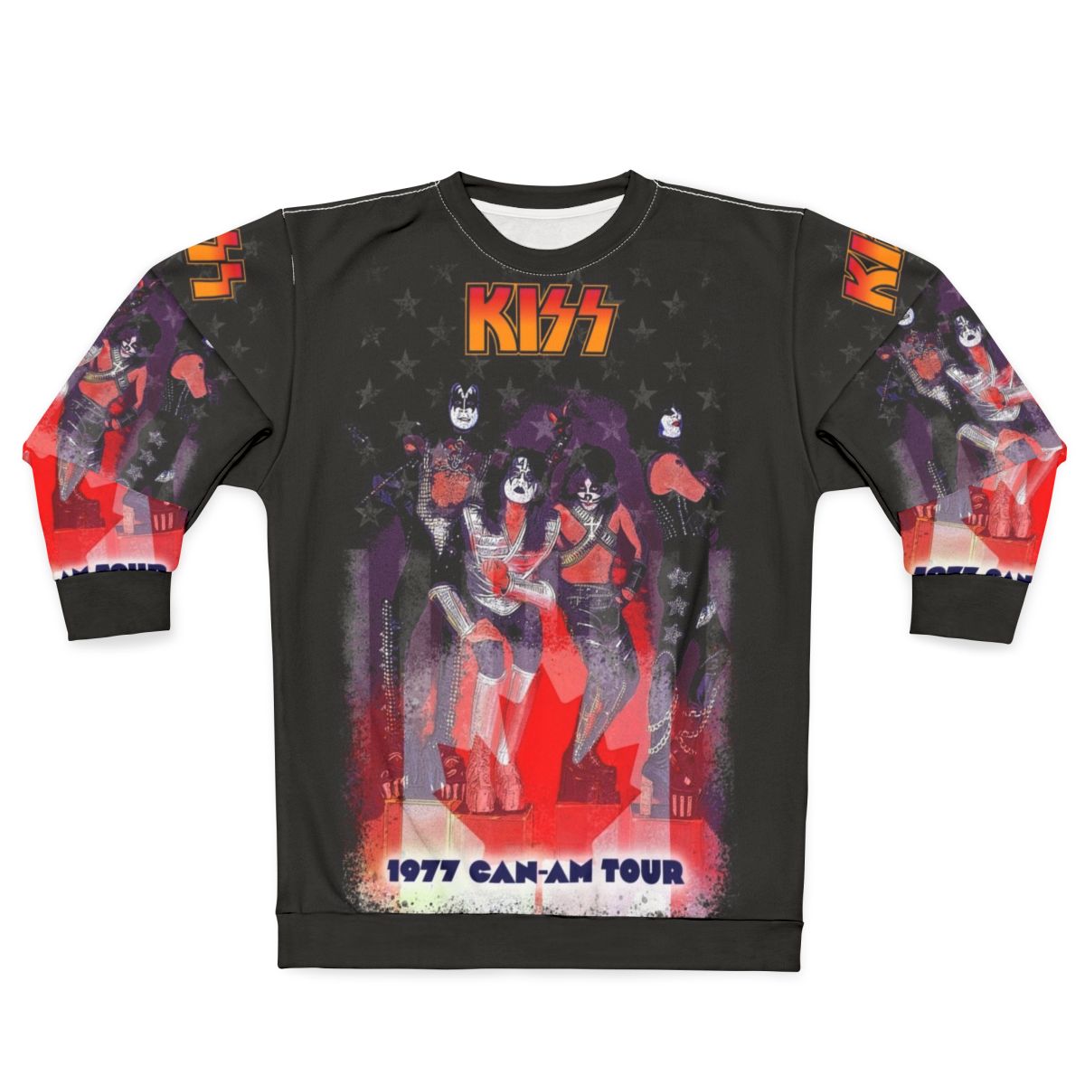 Kiss 1977 Tour Retro Sweatshirt