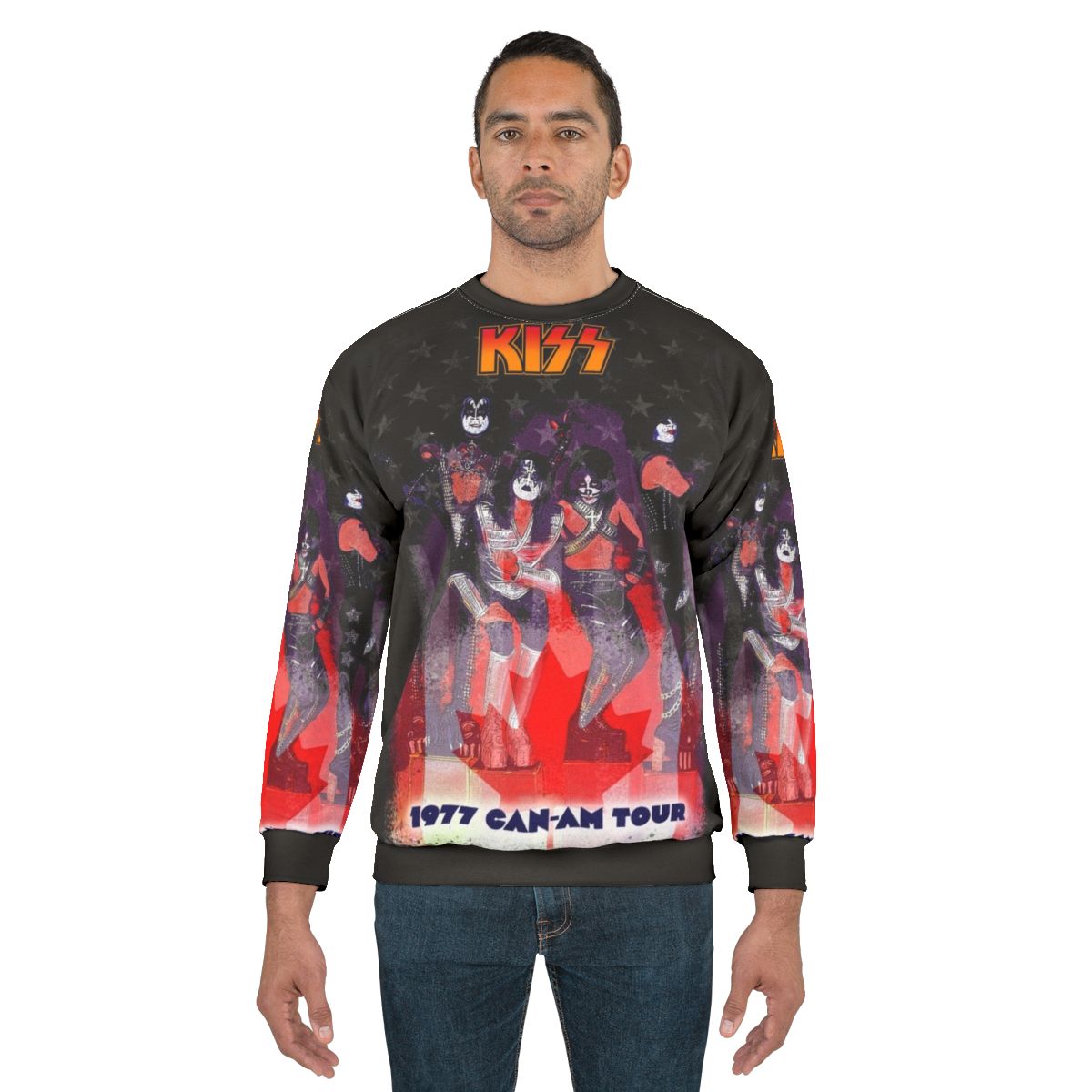 Kiss 1977 Tour Retro Sweatshirt