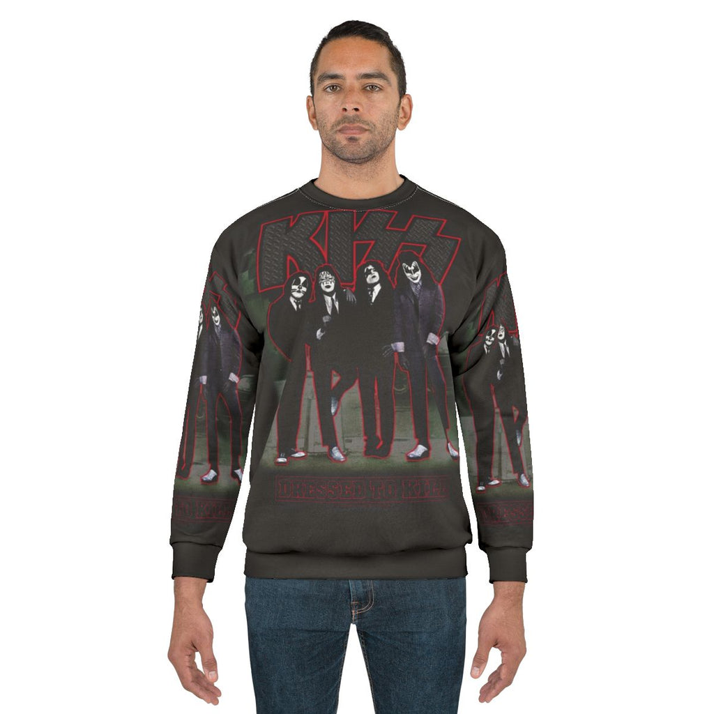 Kiss "Dressed To Kill" Sweatshirt - Rock Band Merchandise