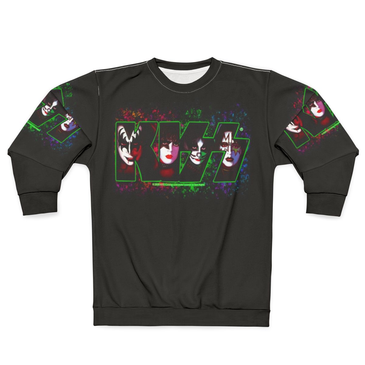 KISS Fan Art Sweatshirt - Band Merchandise