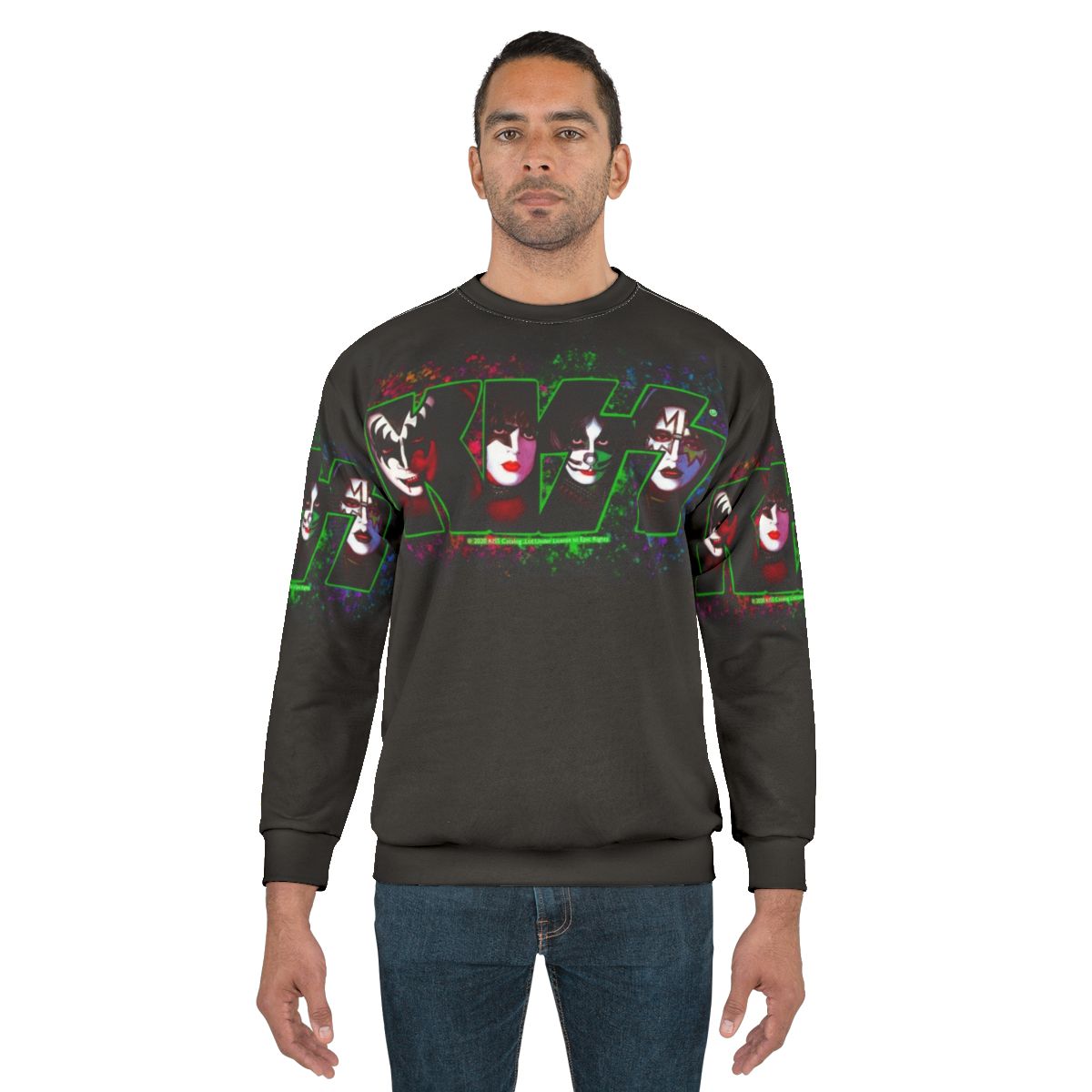 KISS Fan Art Sweatshirt - Band Merchandise