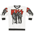 Vintage Kiss Band Logo Red and Yellow Sweatshirt