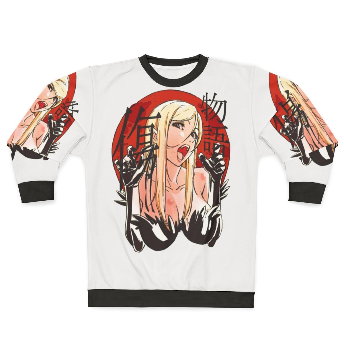 Kiss Shot Monogatari Series Anime Sweatshirt