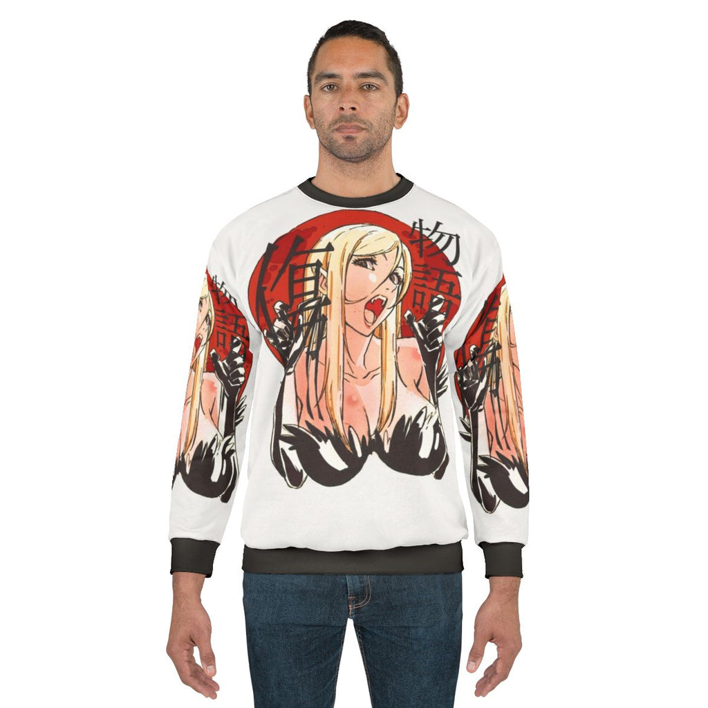 Kiss Shot Monogatari Series Anime Sweatshirt