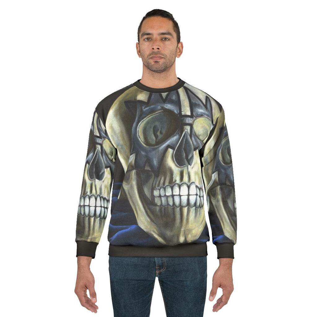 Kiss Spaceman Skull Sweatshirt