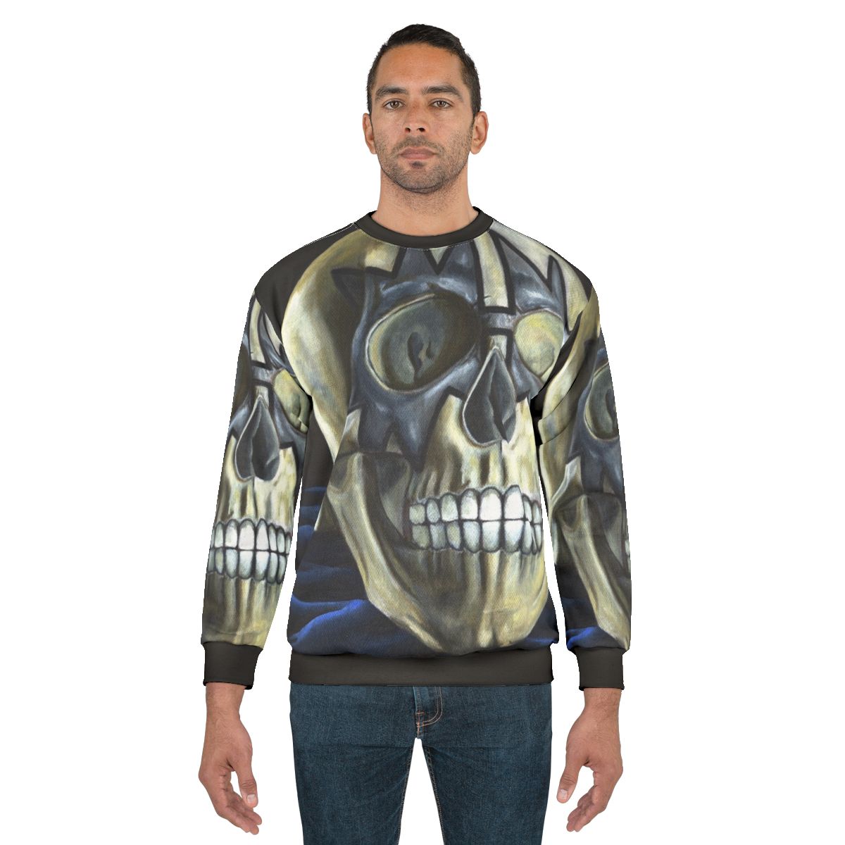 Kiss Spaceman Skull Sweatshirt