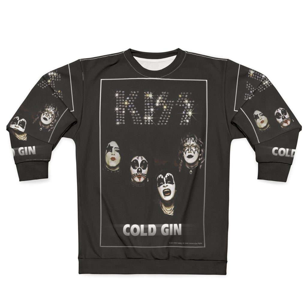 Kiss The Band 1974 Album Cold Gin Sweatshirt