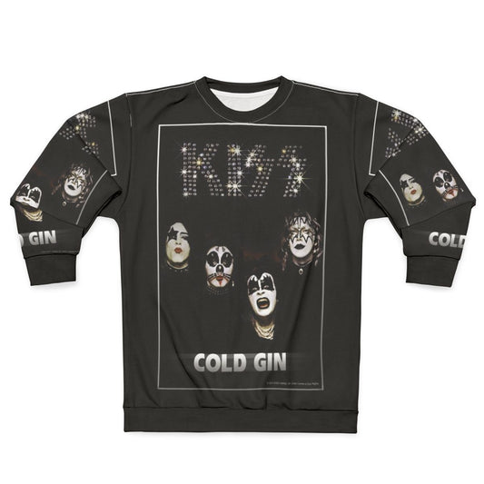Kiss The Band 1974 Album Cold Gin Sweatshirt