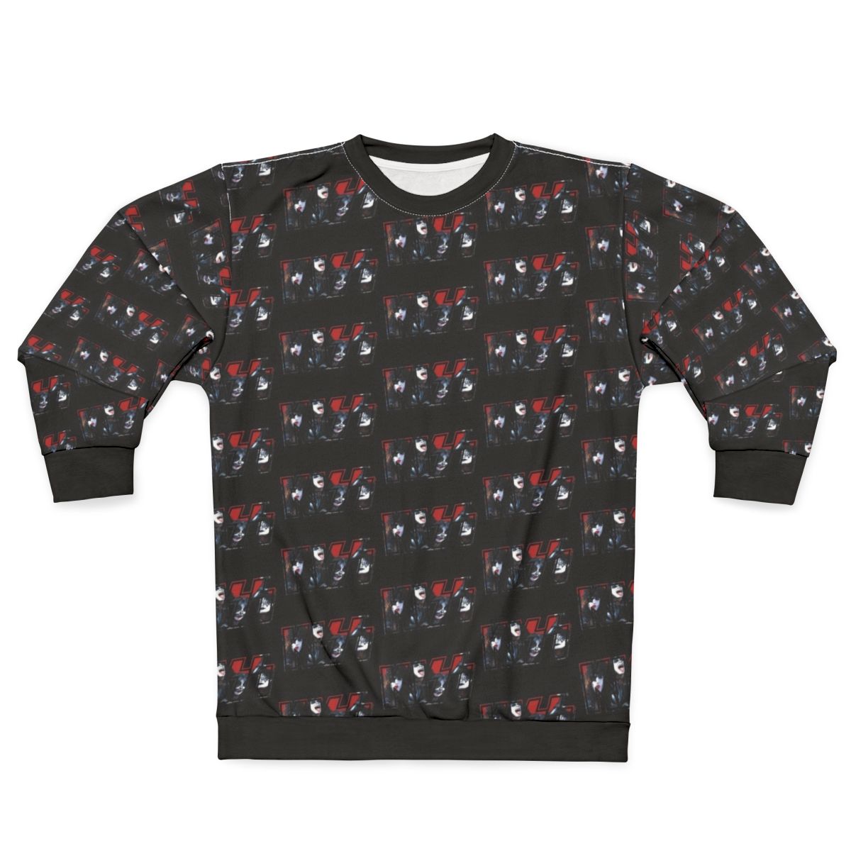 Kiss The Band Logo Dark Sweatshirt
