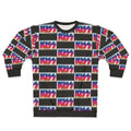 Retro gradient glowing logo Kiss The Band sweatshirt