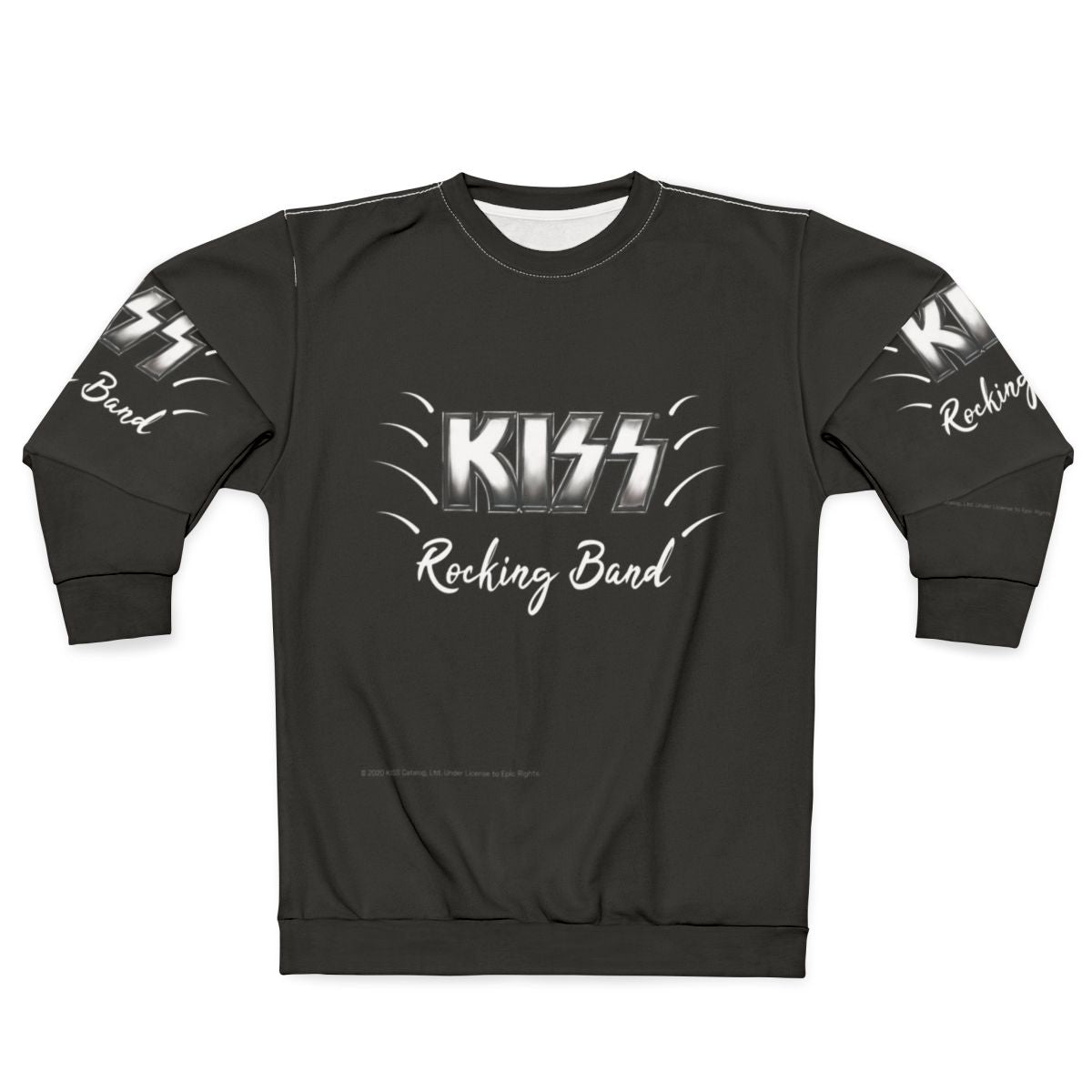 Kiss The Band Rocking Band Sweatshirt