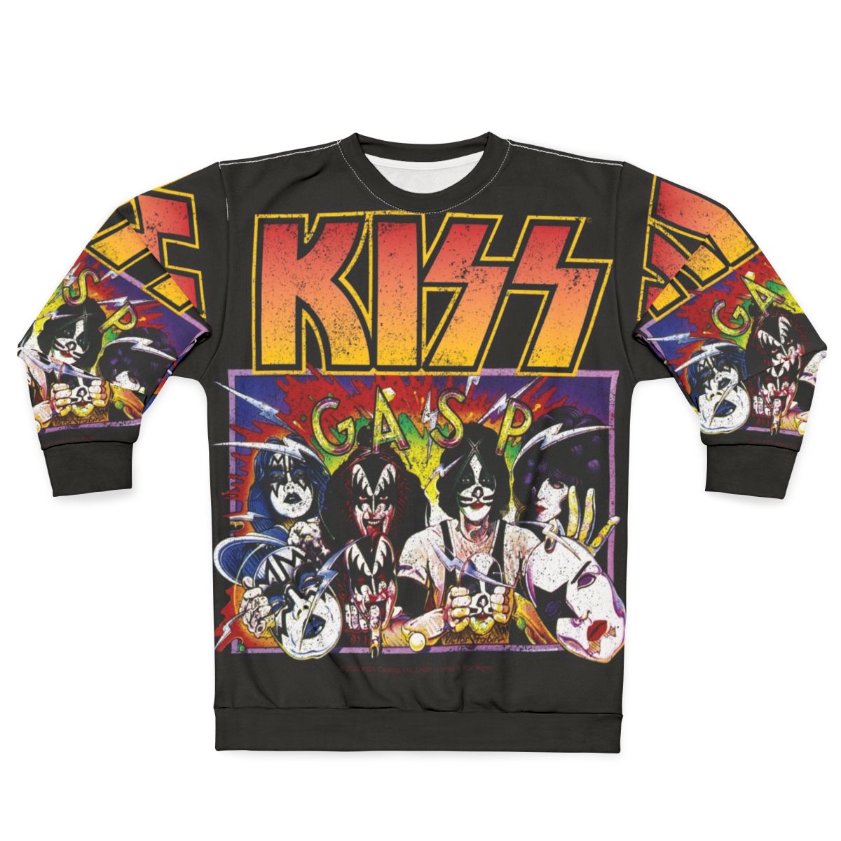 Kiss Unmasked Album Art Sweatshirt