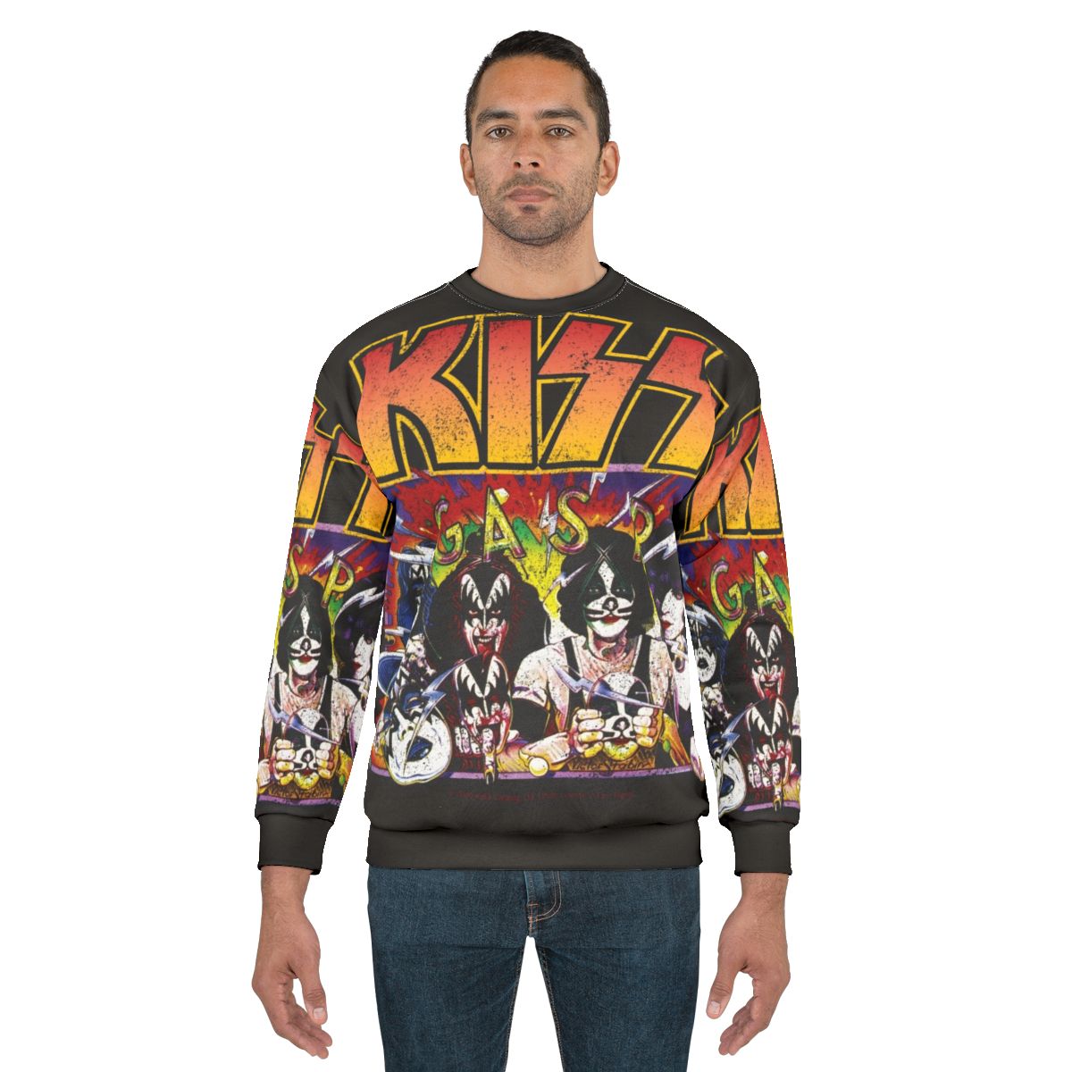 Kiss Unmasked Album Art Sweatshirt