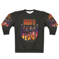 Kiss vintage design sweatshirt featuring the iconic Kiss band logo and elements
